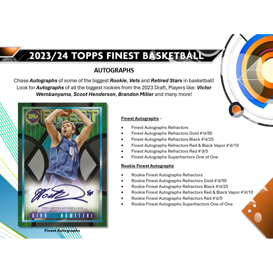 2023-24 Topps Finest Basketball Hobby Box - Image 6