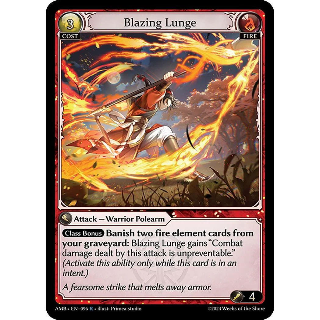 Blazing Lunge (096) (Mortal Ambition)