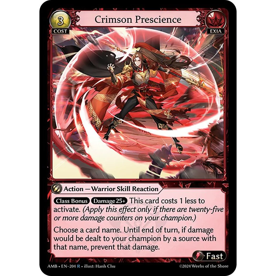 Crimson Prescience (204) (Mortal Ambition)