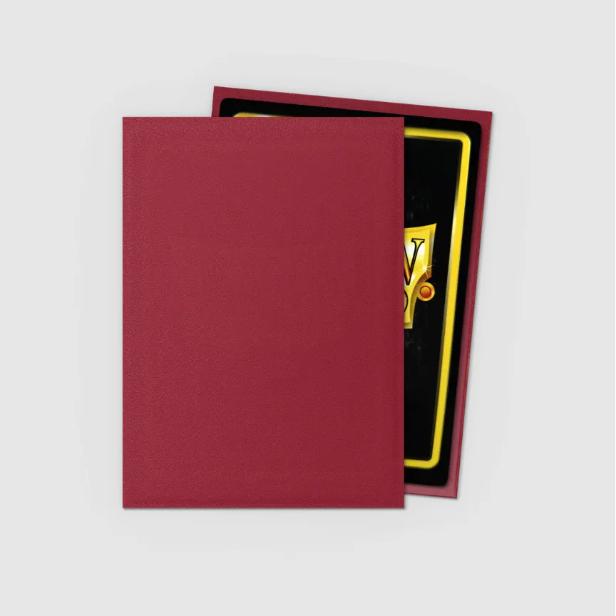 Dragon Shield - Standard 'Blood Red' Matte Sleeves 100 pack - Image 2