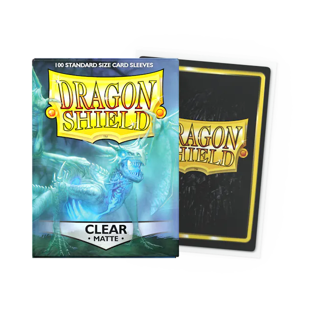 Dragon Shield - Standard 'Clear' Matte Sleeves 100 pack