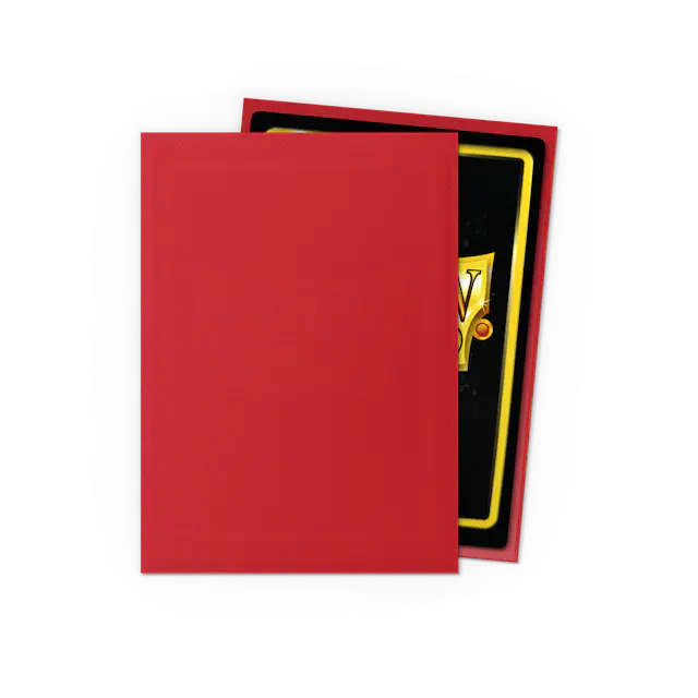 Dragon Shield - Standard 'Ruby' Matte Sleeves 100 pack - Image 2