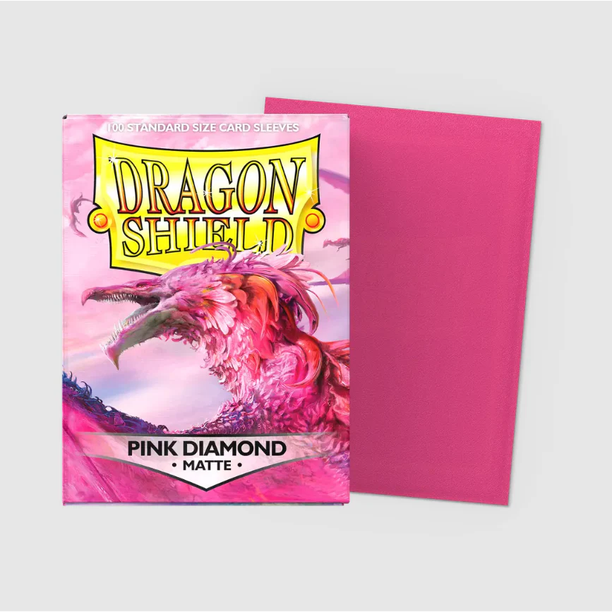 Dragon Shield - Standard 'Pink Diamond' Matte Sleeves 100 pack