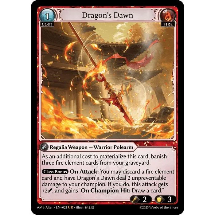 Dragon's Dawn (022) (Mortal Ambition Alter Edition)