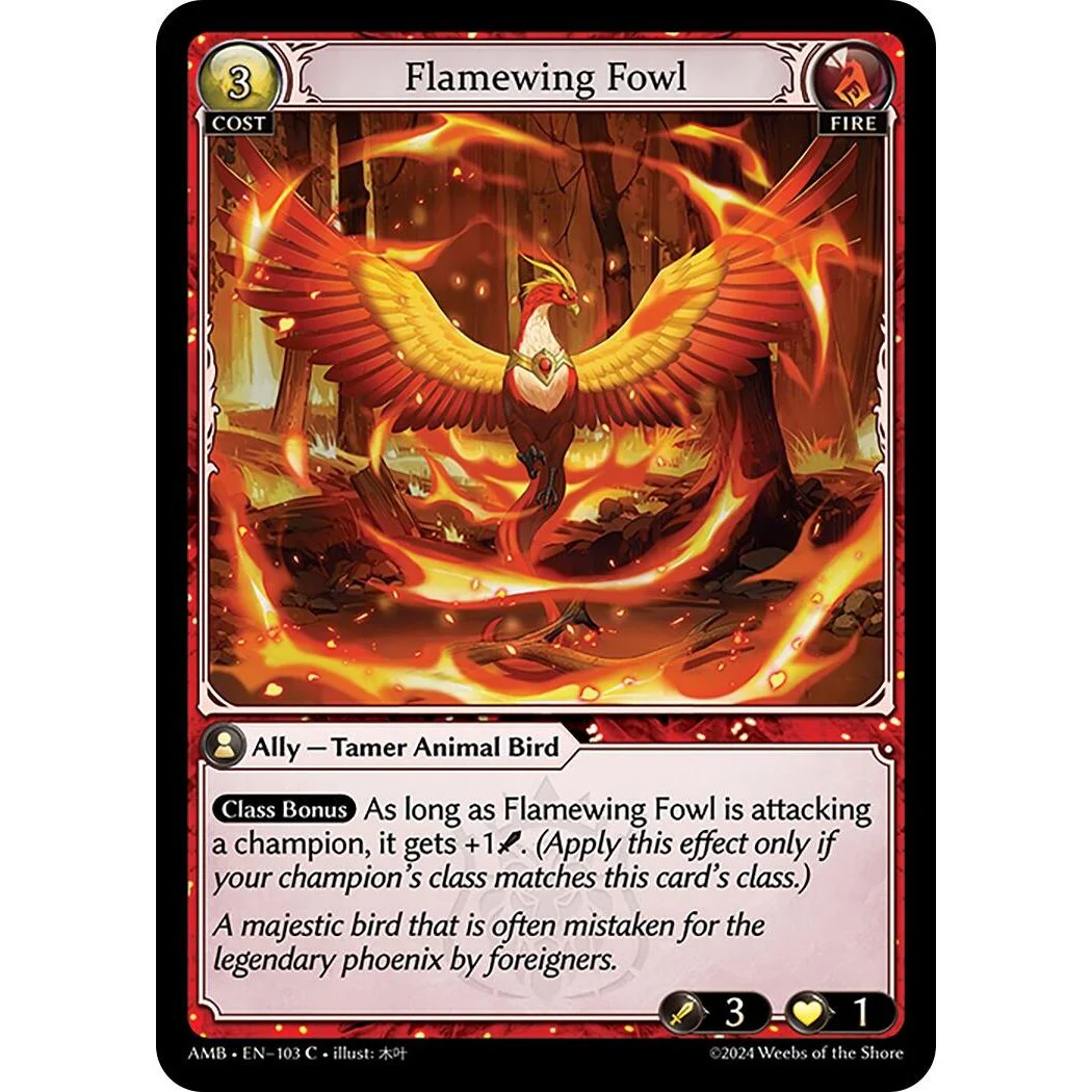 Flamewing Fowl (103) (Mortal Ambition)