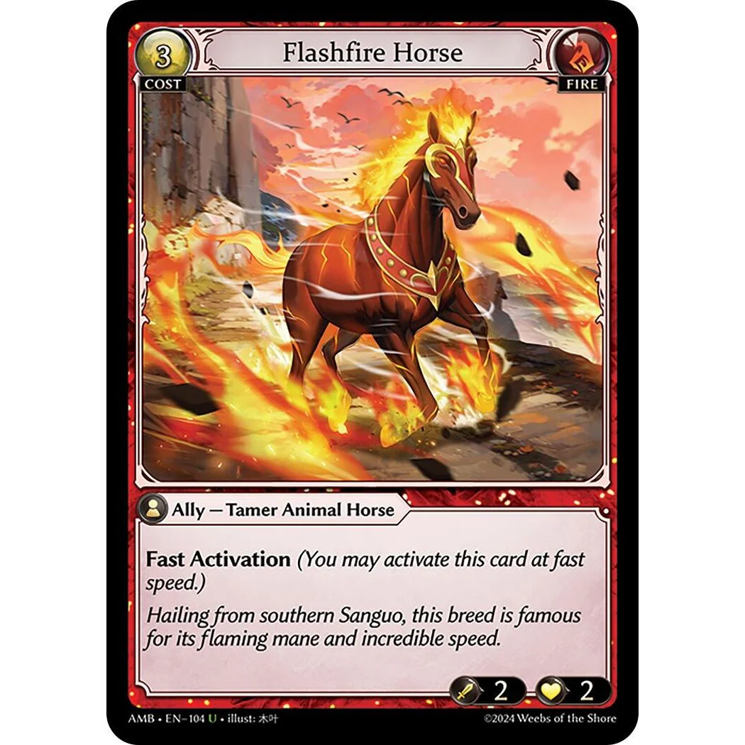 Flashfire Horse (104) (Mortal Ambition)