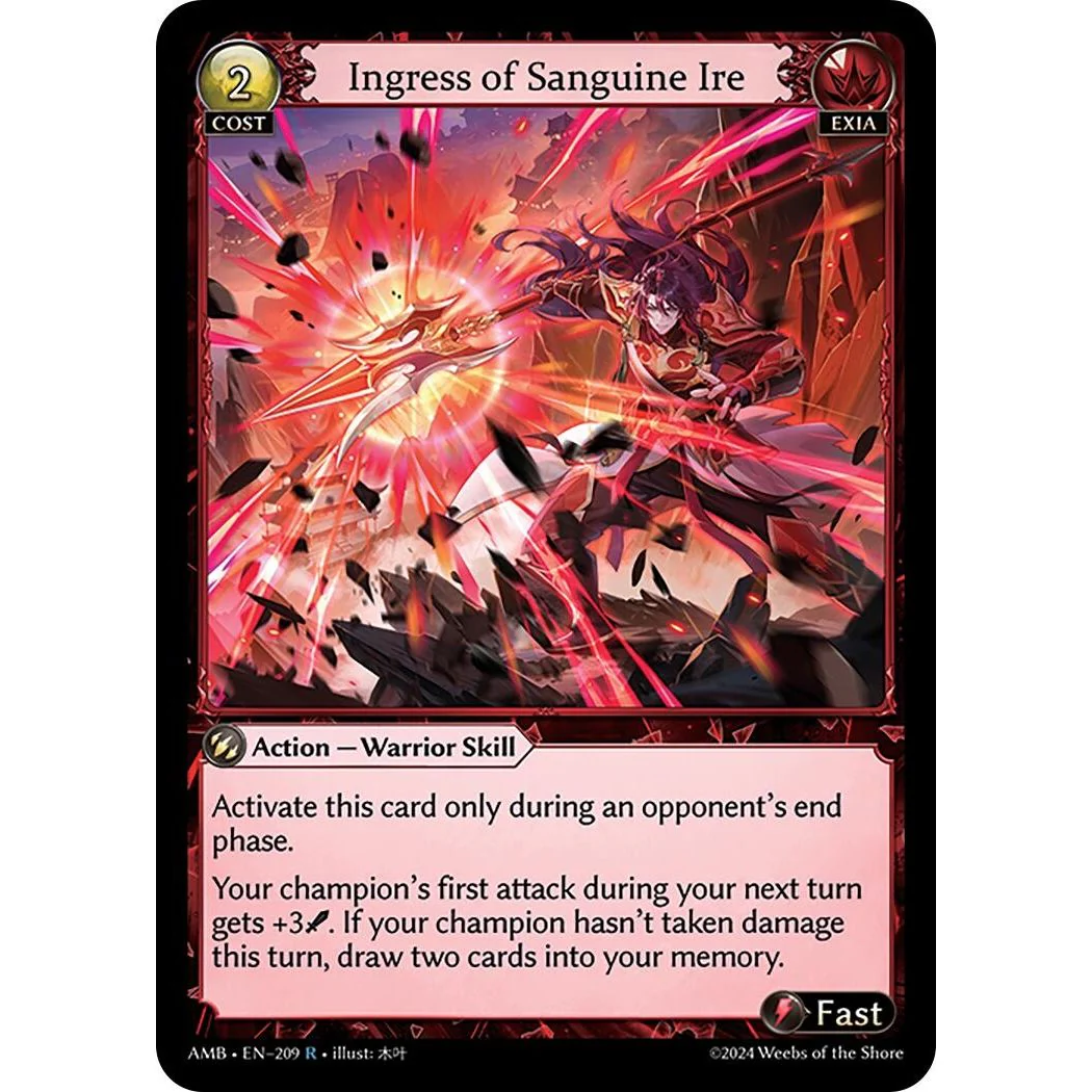Ingress of Sanguine Ire (209) (Mortal Ambition)