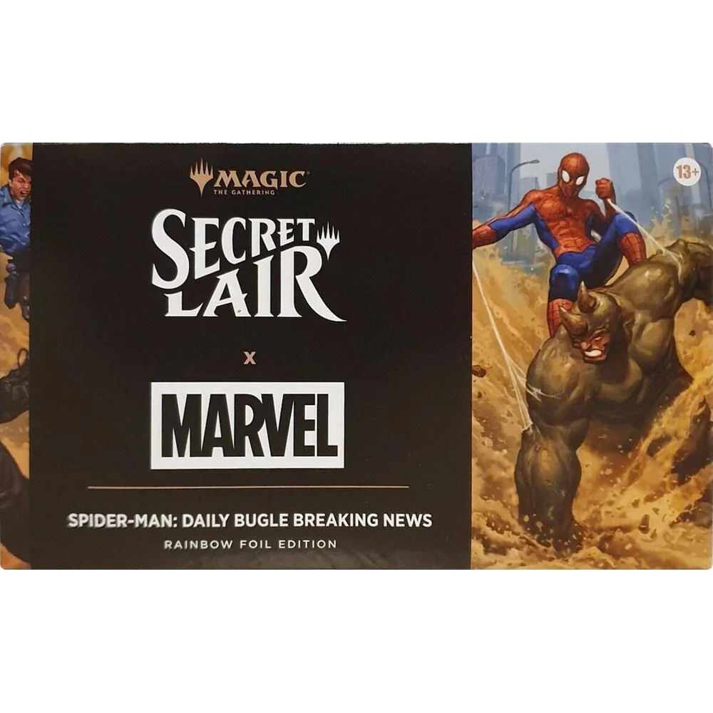 Magic The Gathering | Secret Lair x Marvel: Spider-man: Daily Bugle Breaking News | Rainbow Foil - Image 2