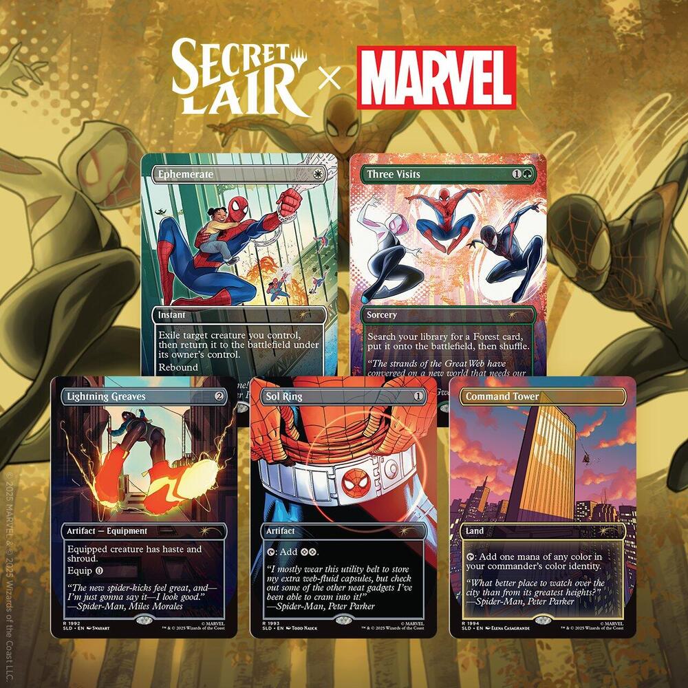 Magic The Gathering | Secret Lair x Marvel: Spider-man: Heroic Deeds | Non-foil