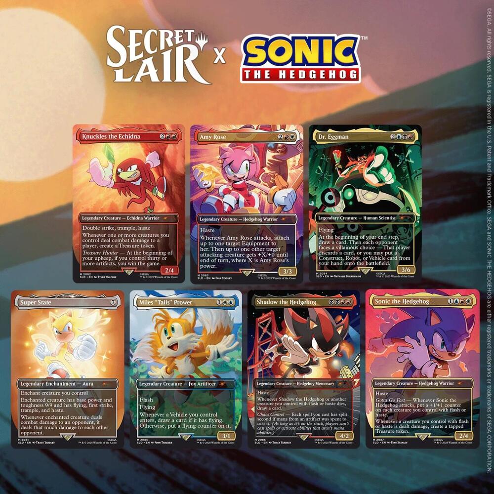 Magic The Gathering | Secret Lair x Sonic the Hedgehog: Friends & Foes | Non-foil