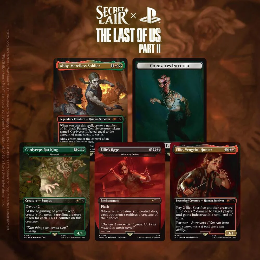 Magic The Gathering | Secret Lair x The Last of Us: Part II | Non-foil