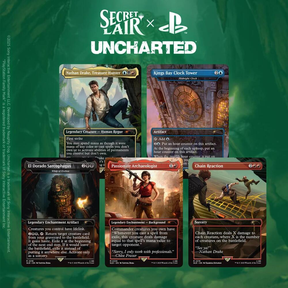 Magic The Gathering | Secret Lair x Uncharted: Uncharted | Non-foil