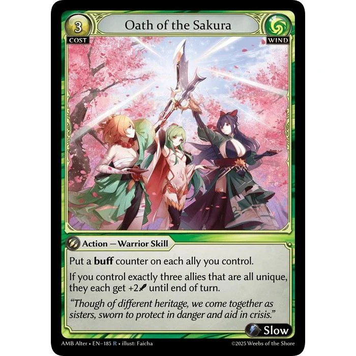 Oath of the Sakura (185) (Mortal Ambition Alter Edition)