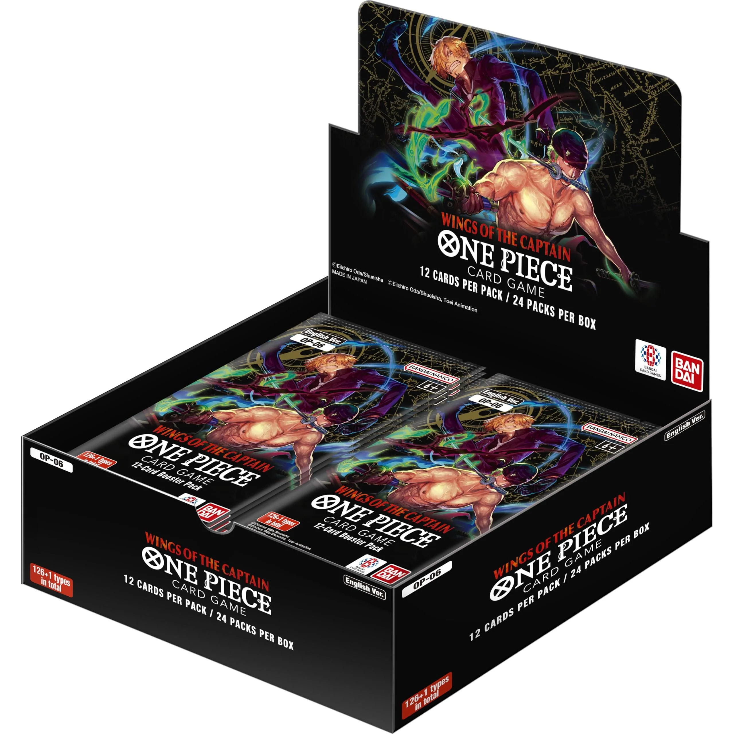 One Piece Card Game - Wings of Captain OP-06 Booster Box - English