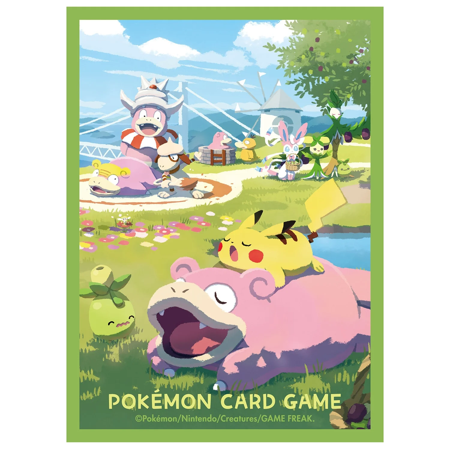 Pokémon Center Japan - Slowpoke & Pikachu - Sleeves