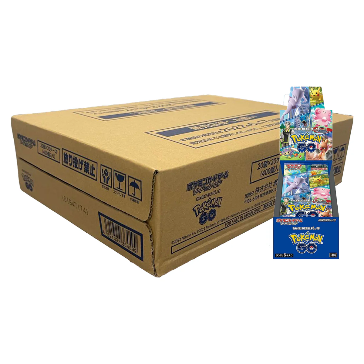 Pokemon GO s10b 20x Booster Box Sealed Case - Japanese Pokemon TCG