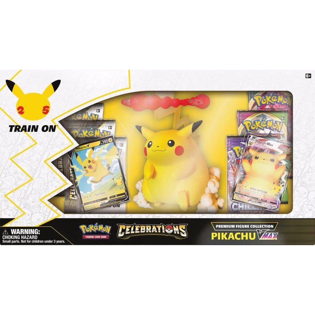 POKÉMON TCG Celebrations - Pikachu Vmax Premium Figure Collection - Image 2