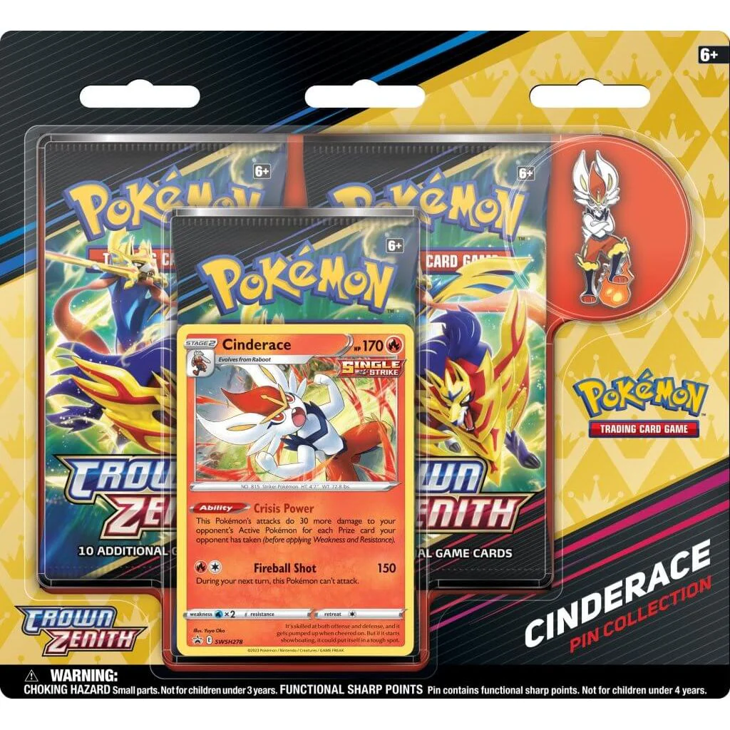 POKÉMON TCG Crown Zenith Pin Collection Blister