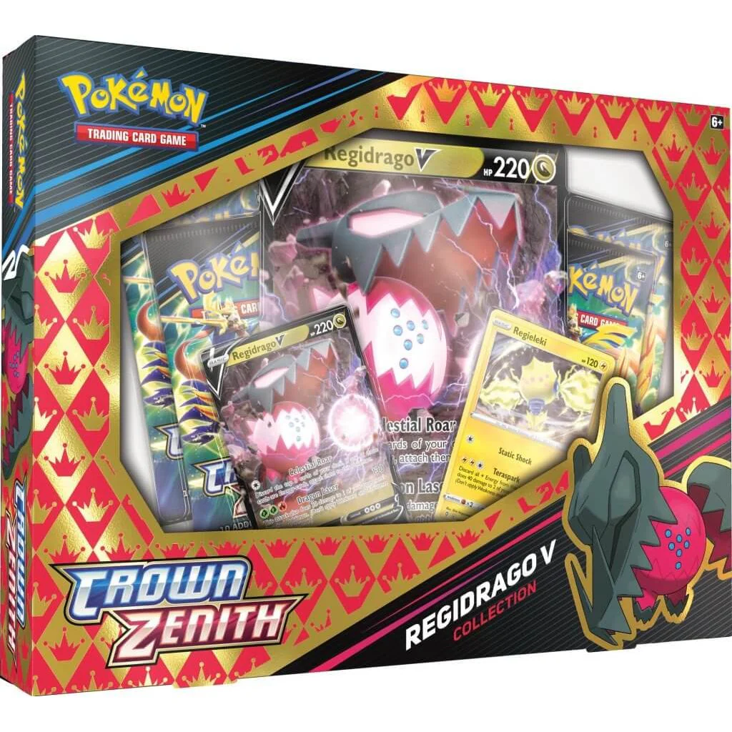 POKÉMON TCG Crown Zenith - Regidrago/Regieleki V Box - Image 6