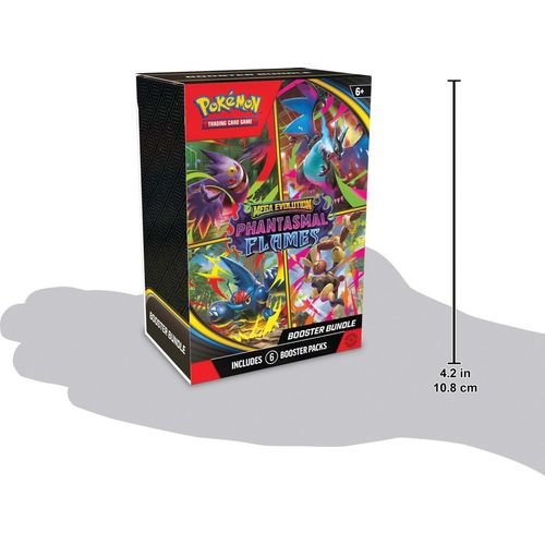 Pokemon TCG: Mega Evolution ME02 - Phantasmal Flames Booster Bundle - Image 3
