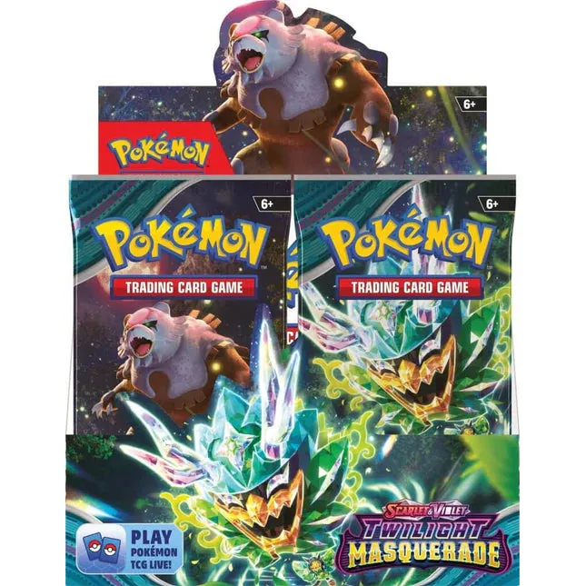 POKÉMON TCG Scarlet & Violet 6: Twilight Masquerade Booster Box - Image 2