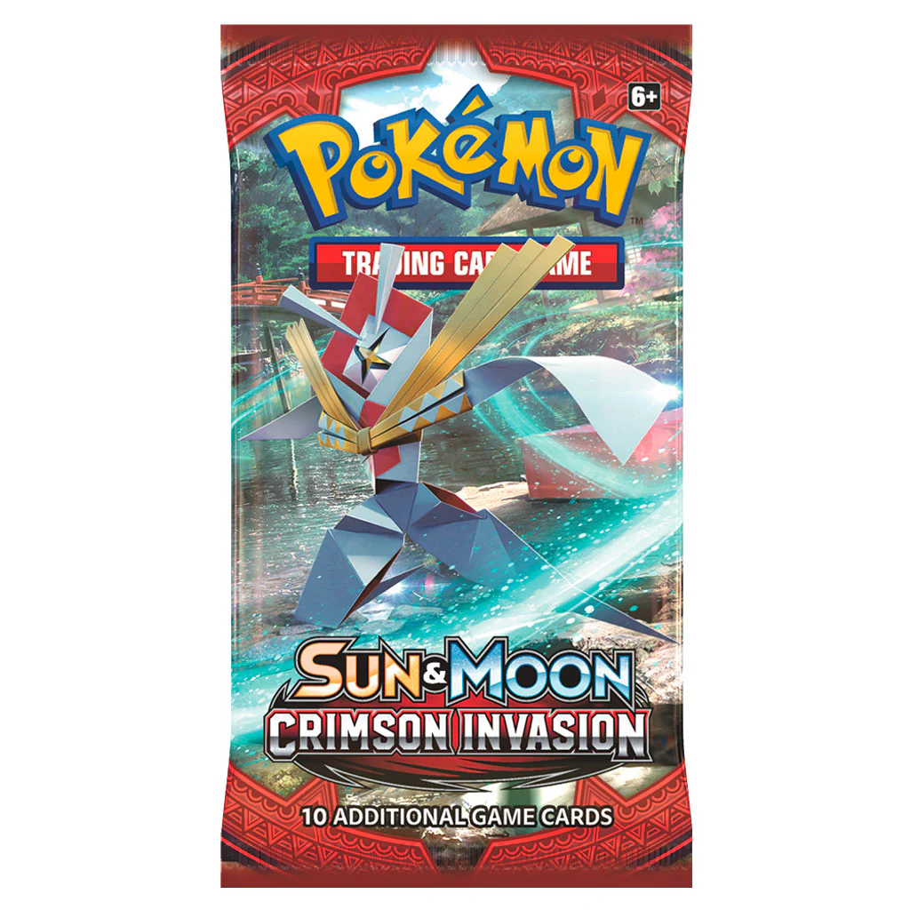 Pokemon TCG Sun & Moon Crimson Invasion Booster Pack - Image 3