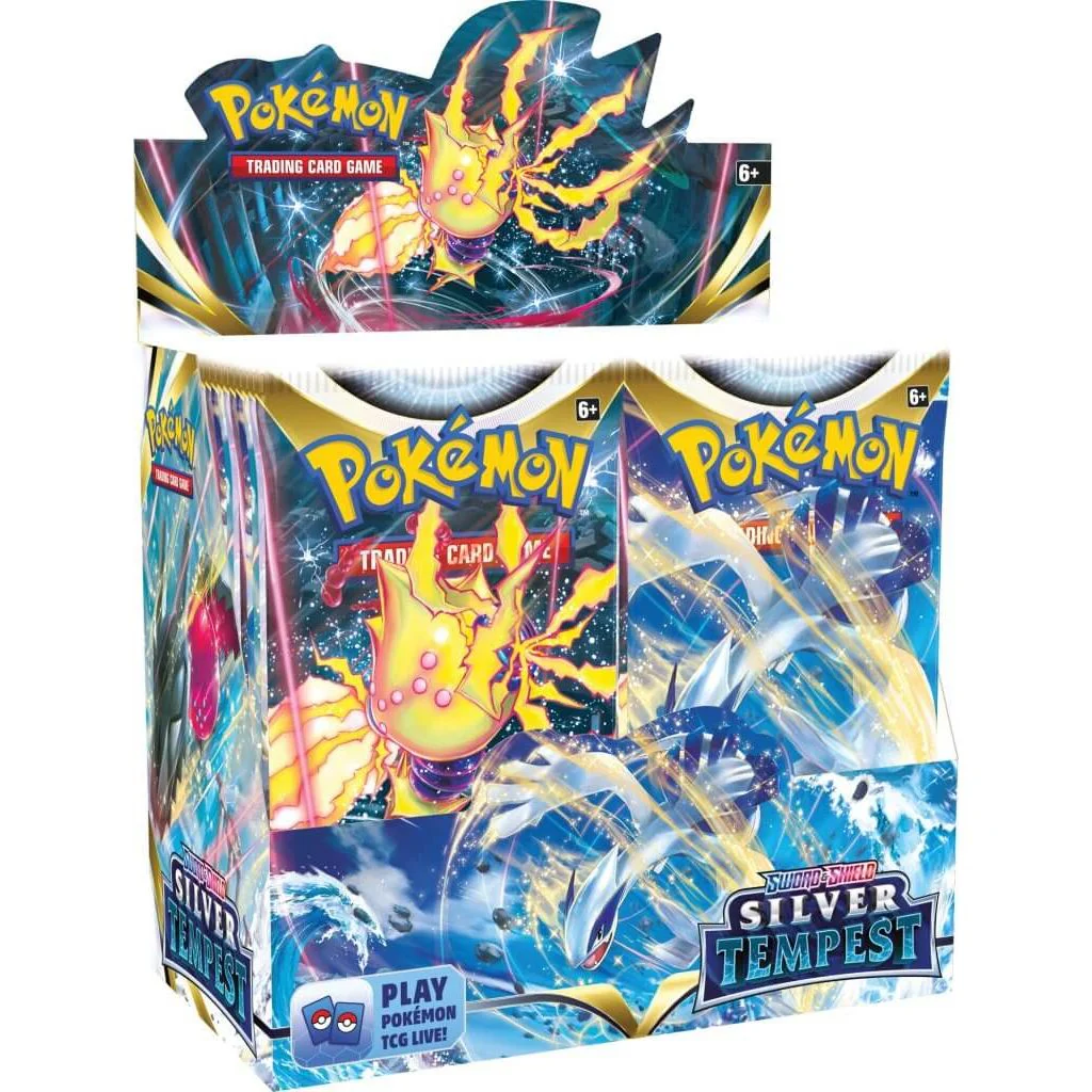 POKÉMON TCG Sword and Shield 12 - Silver Tempest Sealed Case X6 Booster Box - Image 2
