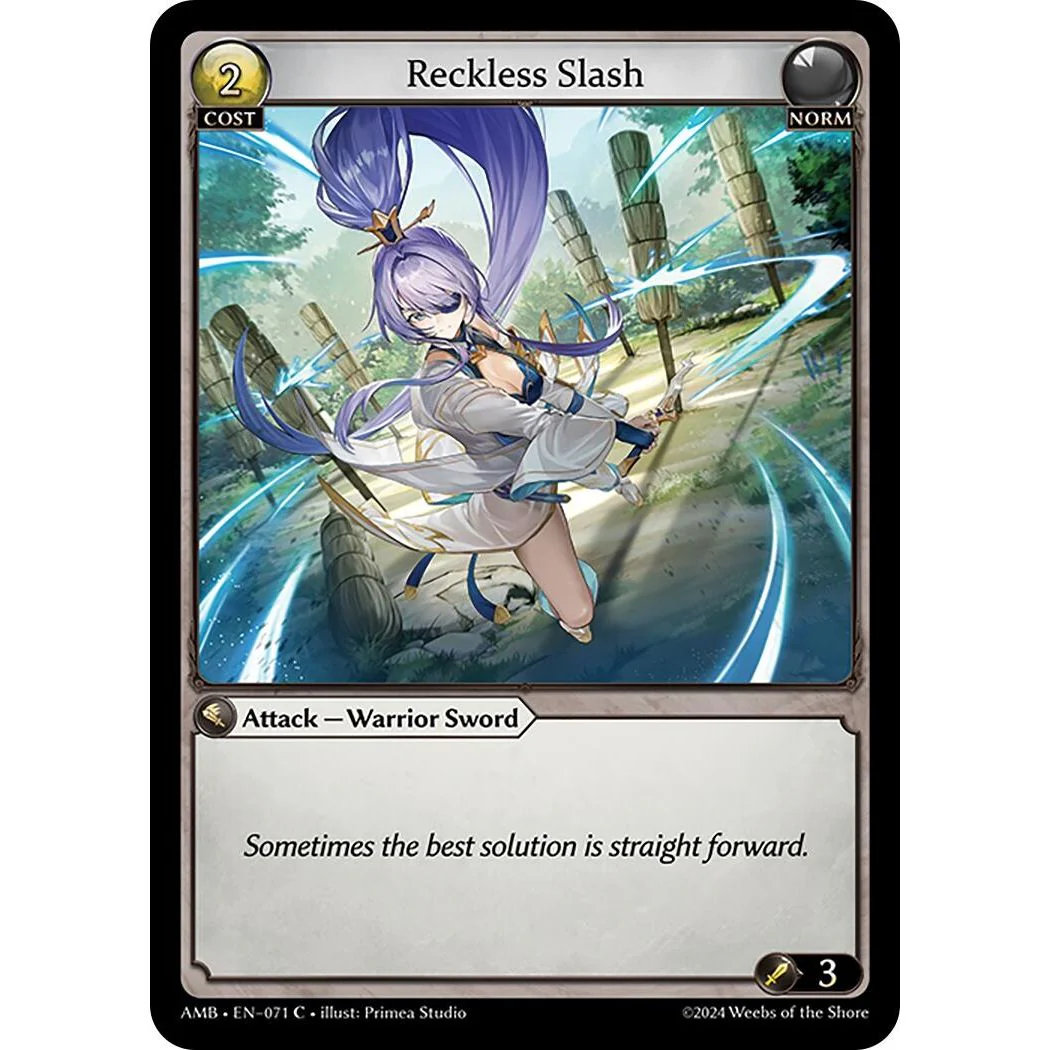 Reckless Slash (071) (Mortal Ambition)