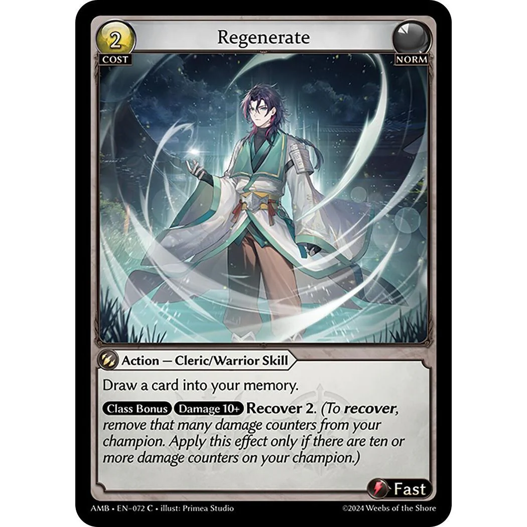 Regenerate (072) (Mortal Ambition)