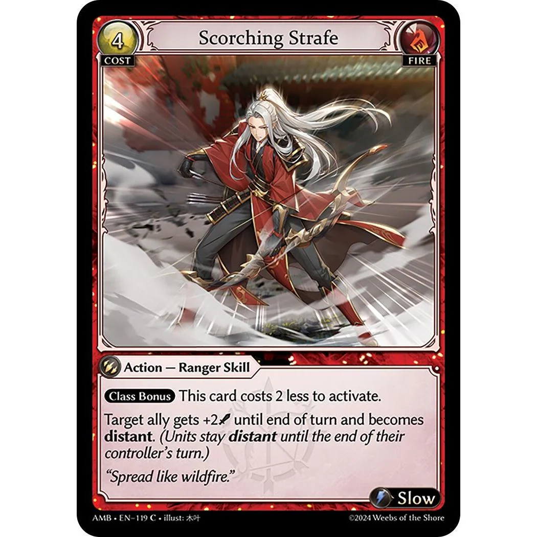 Scorching Strafe (119) (Mortal Ambition)