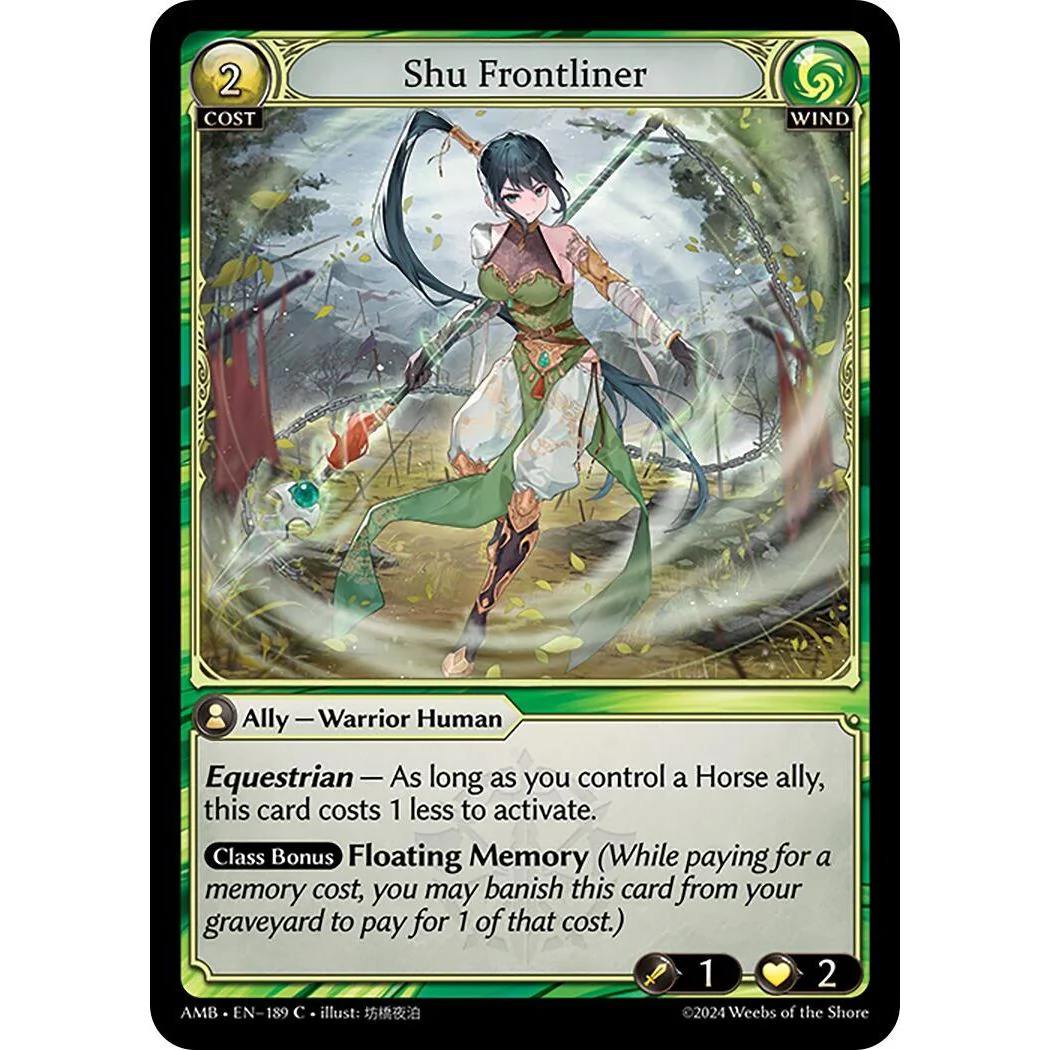 Shu Frontliner (189) (Mortal Ambition)