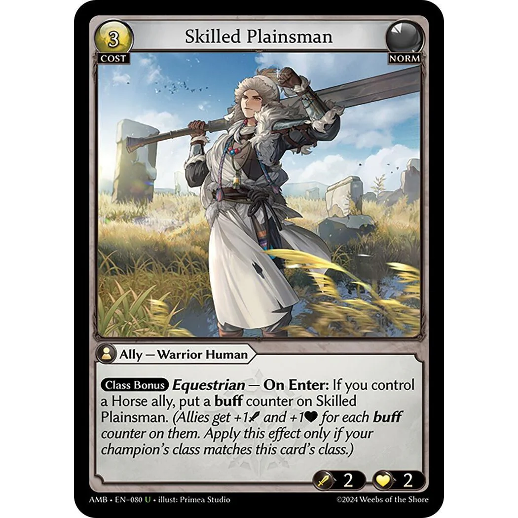 Skilled Plainsman (080) (Mortal Ambition)