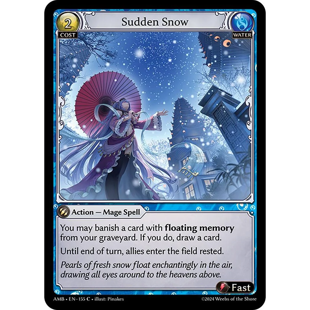 Sudden Snow (155) (Mortal Ambition)