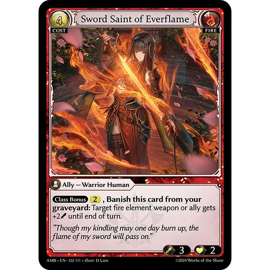 Sword Saint of Everflame (122) (Mortal Ambition)