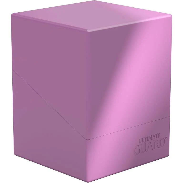 Ultimate Guard Boulder Deck Case 100+ Standard Size Solid Lavender Deck Box