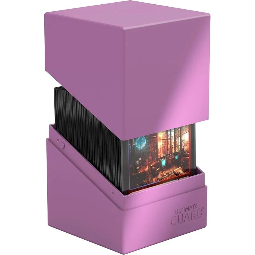 Ultimate Guard Boulder Deck Case 100+ Standard Size Solid Lavender Deck Box - Image 3
