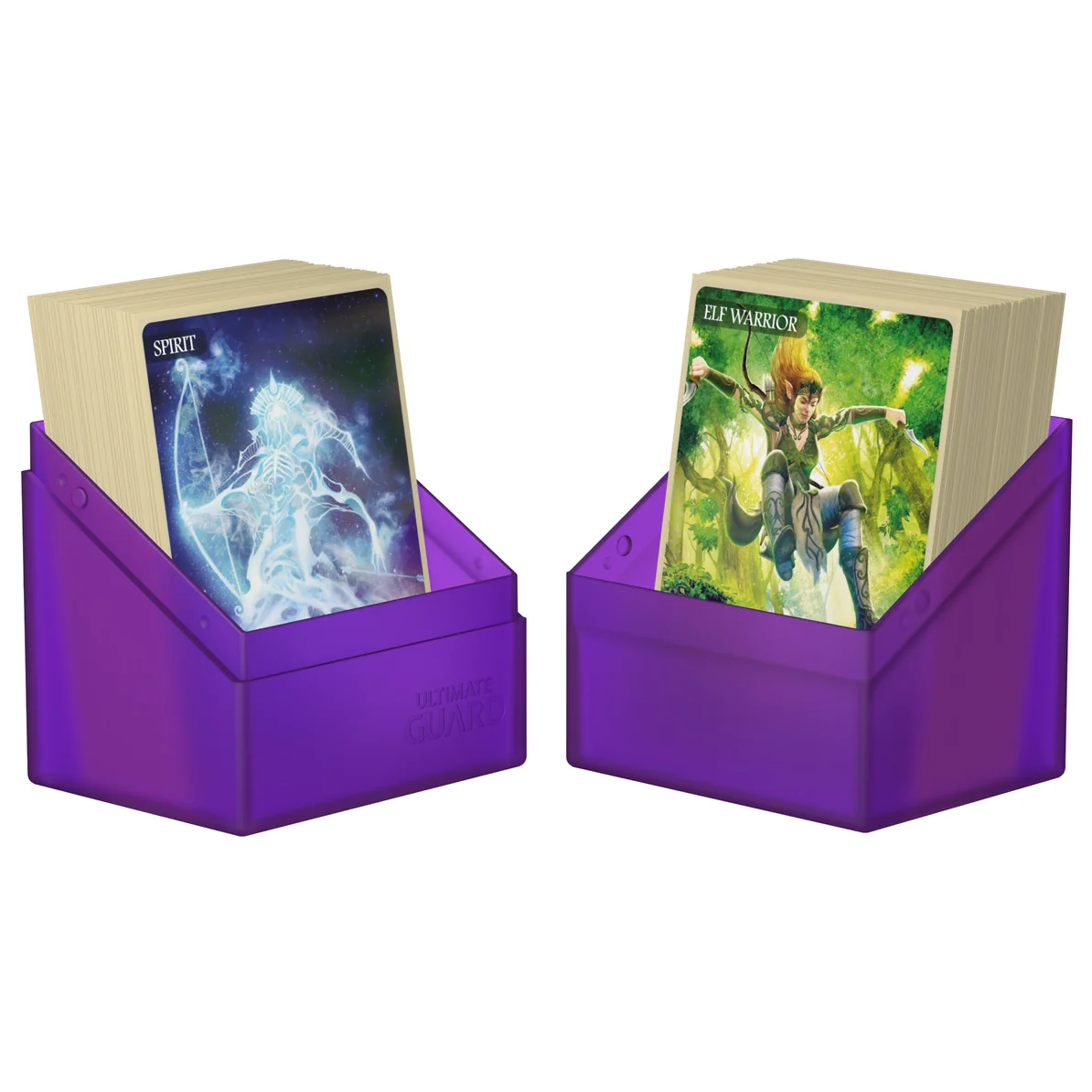 Ultimate Guard Boulder Deck Case 80+ Standard Size Amethyst Deck Box - Image 5