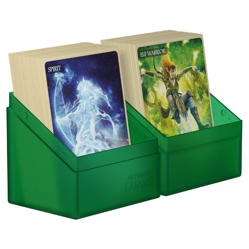 Ultimate Guard Boulder Deck Case 80+ Standard Size Emerald Deck Box - Image 4