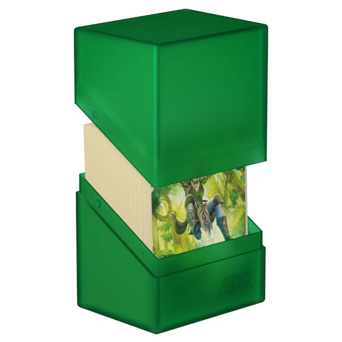 Ultimate Guard Boulder Deck Case 80+ Standard Size Emerald Deck Box - Image 6