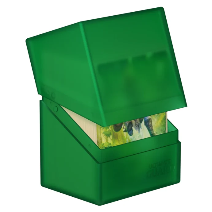 Ultimate Guard Boulder Deck Case 80+ Standard Size Emerald Deck Box - Image 7