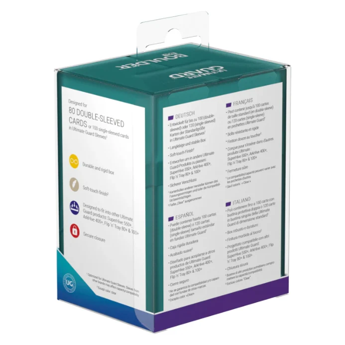 Ultimate Guard Boulder Deck Case 80+ Standard Size Malachite Deck Box - Image 2