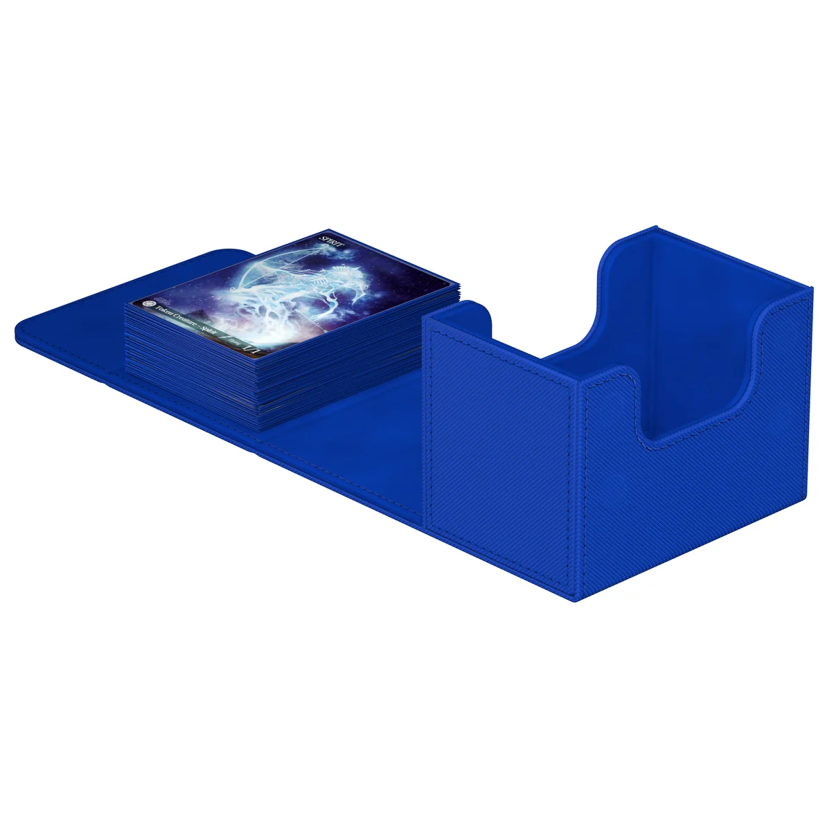 Ultimate Guard Sidewinder Deck Case 80+ Xenoskin Standard Size Monocolor Blue Deck Box - Image 6