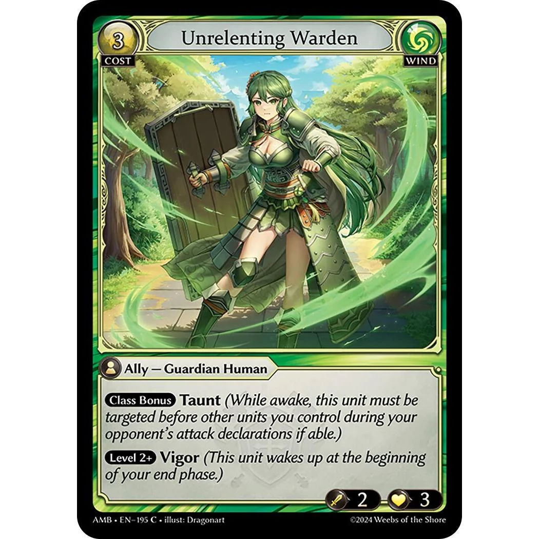 Unrelenting Warden (195) (Mortal Ambition)
